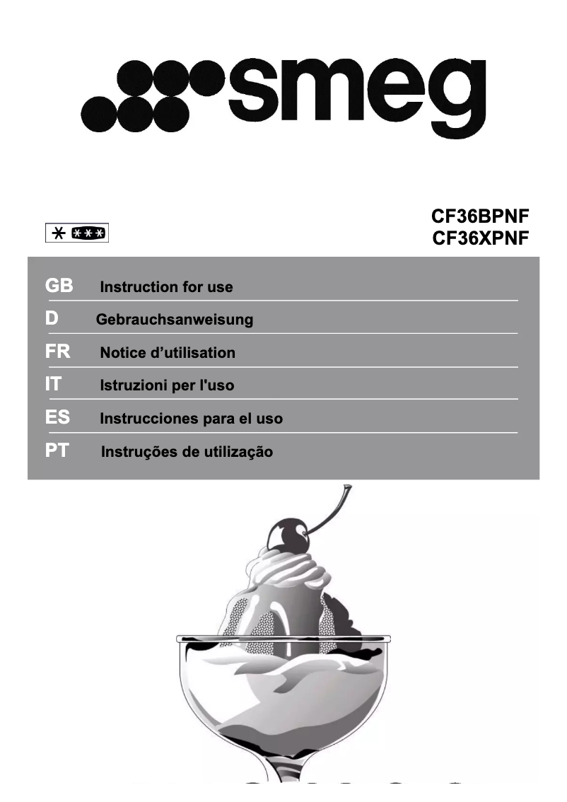 Image de la première page du manuel de l'appareil CF36BPNF