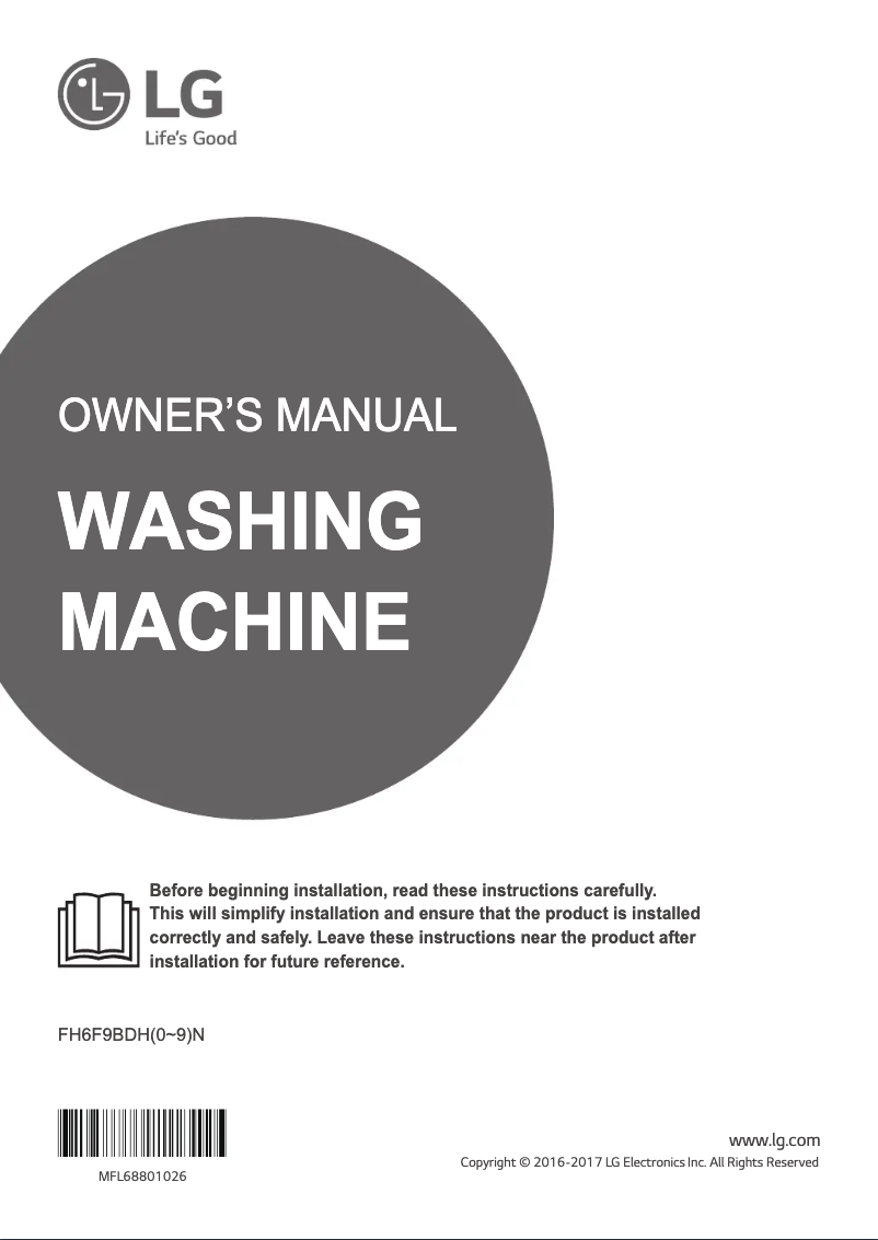 Página 1 del manual Manual de usuario LG FH6F9BDH2N