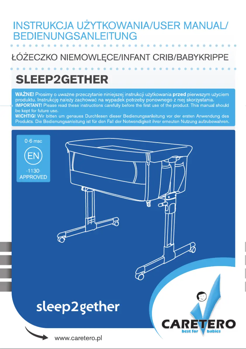 Page 1 de la notice Manuel utilisateur Caretero Sleep2Gether