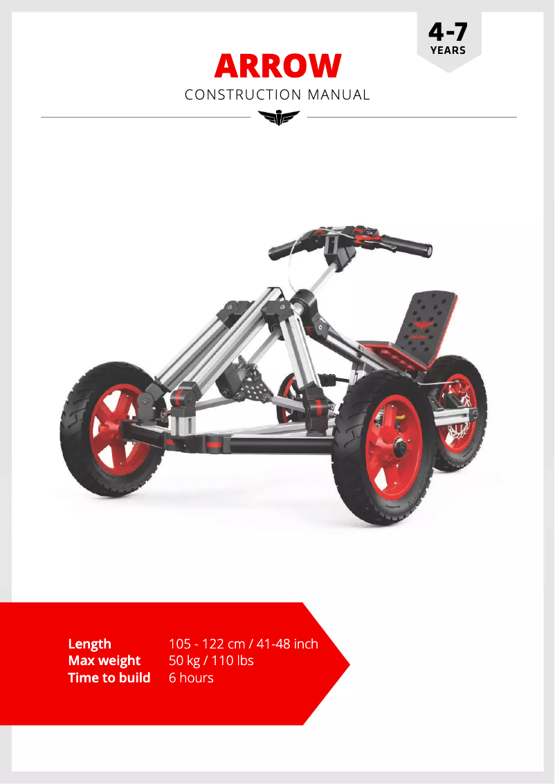 Image de la première page du manuel de l'appareil Master Creator Kit Arrow