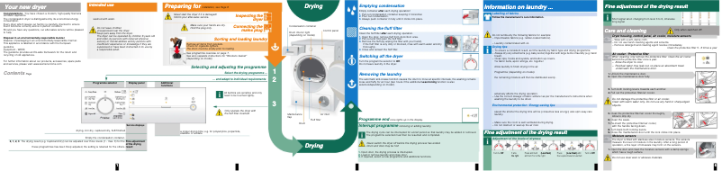 Page 1 de la notice Guide d'installation Siemens WT44E103DN