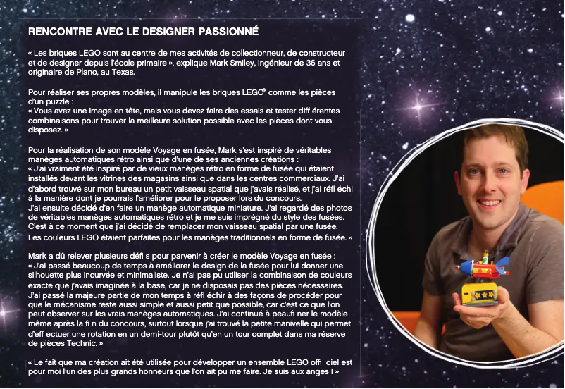 Image de la première page du manuel de l'appareil Space Rocket Ride 40335