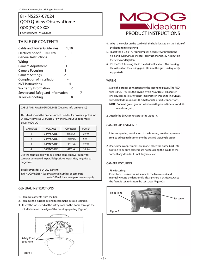 Image de la première page du manuel de l'appareil QODT4-70NA