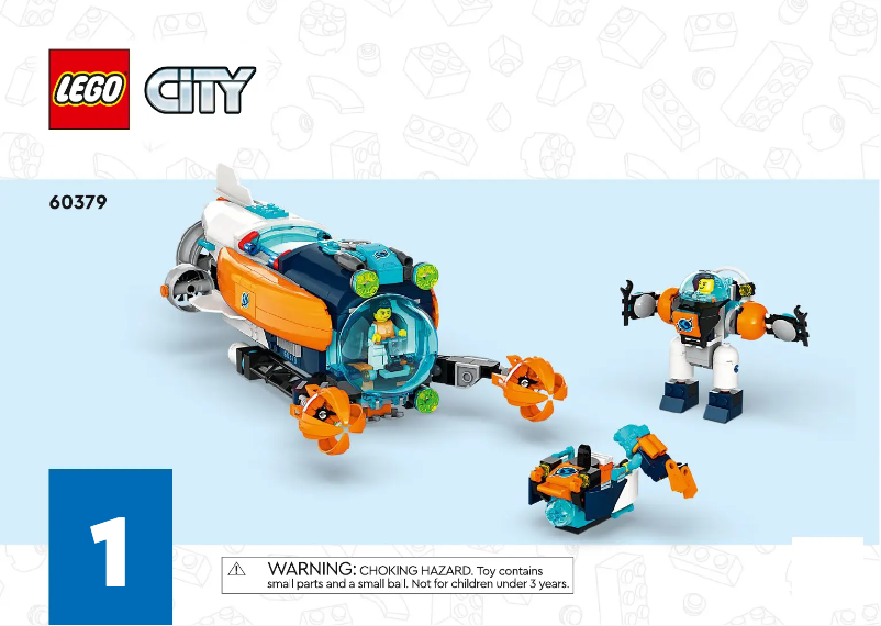 Page 1 de la notice Consignes visuelles Lego City 60379