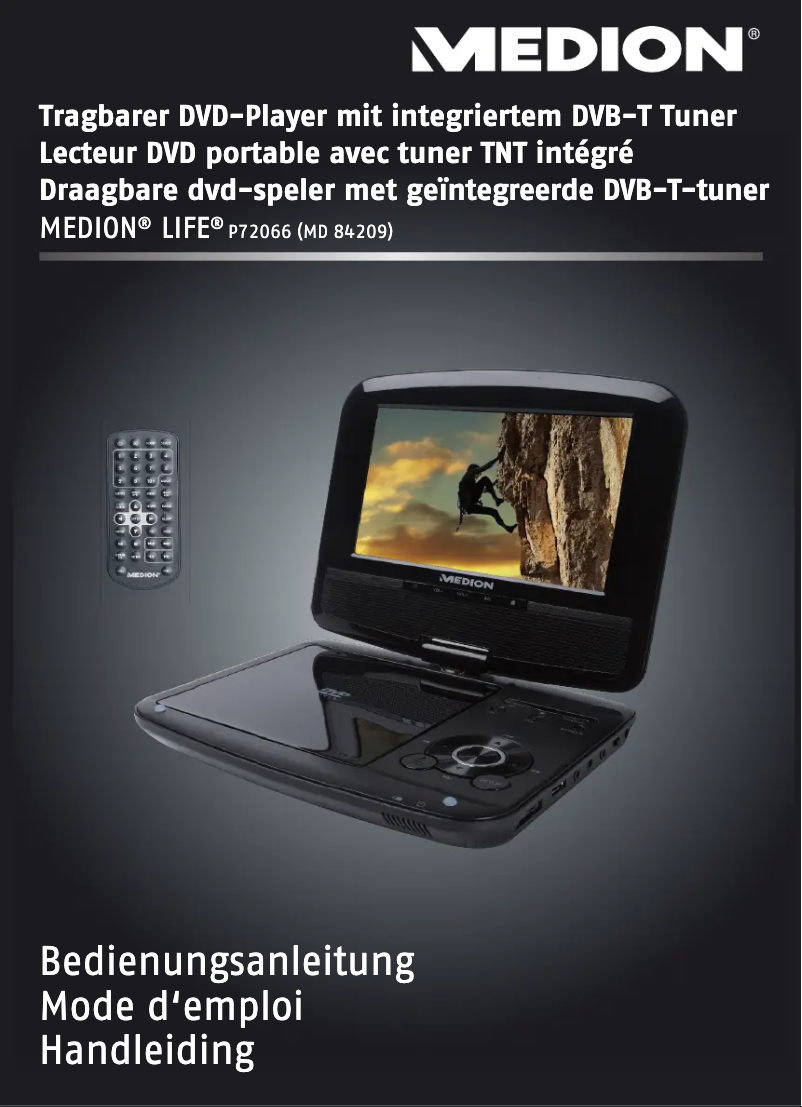 Image de la première page du manuel de l'appareil MD 84209 LIFE P72066