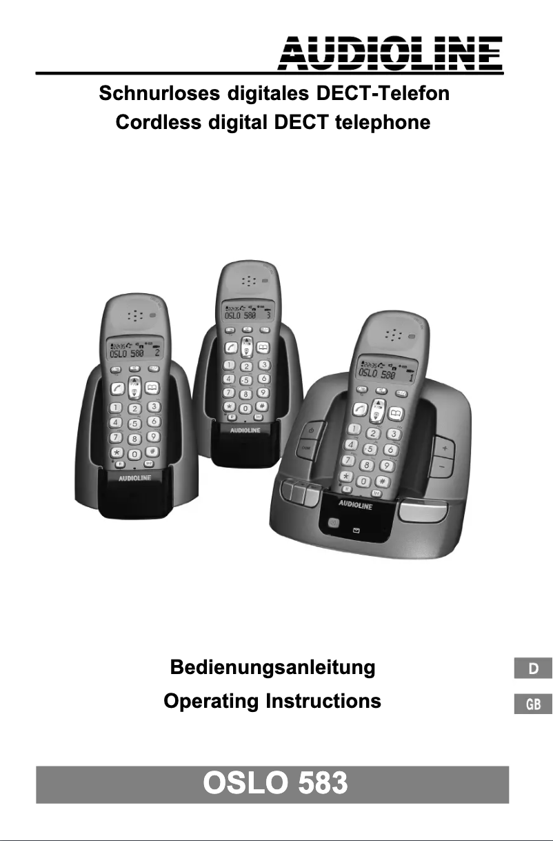 Image de la première page du manuel de l'appareil Oslo 583