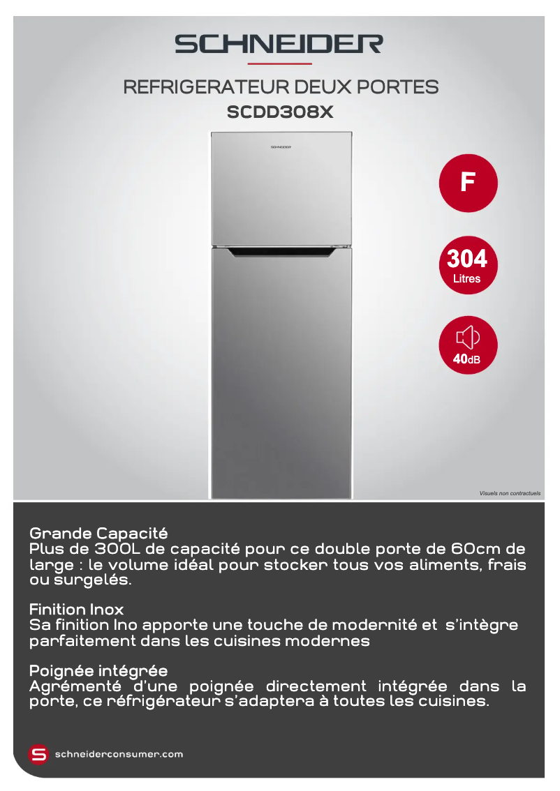 Image de la première page du manuel de l'appareil SCDD308X