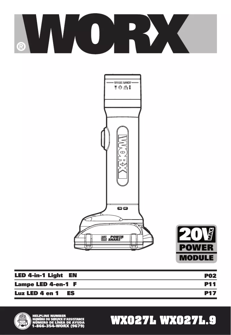 Image de la première page du manuel de l'appareil WX027L