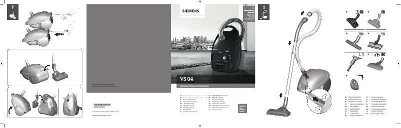 Page 1 de la notice Manuel utilisateur Siemens VS04B100