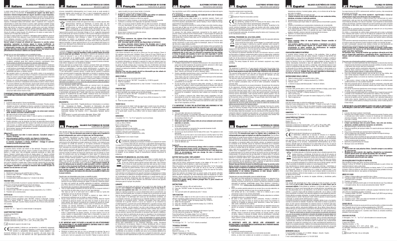 Imagen de la primera página del manual del dispositivo BX9300