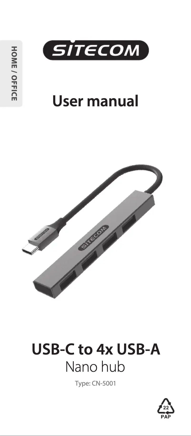 Page n°1 - Manuel utilisateur Sitecom CN-5001