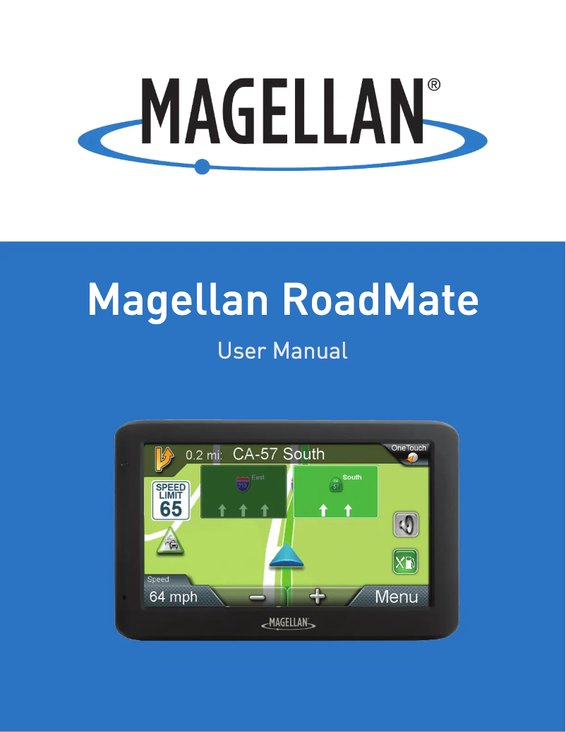 Page n°1 - Manuel utilisateur Magellan RoadMate 5520-LM