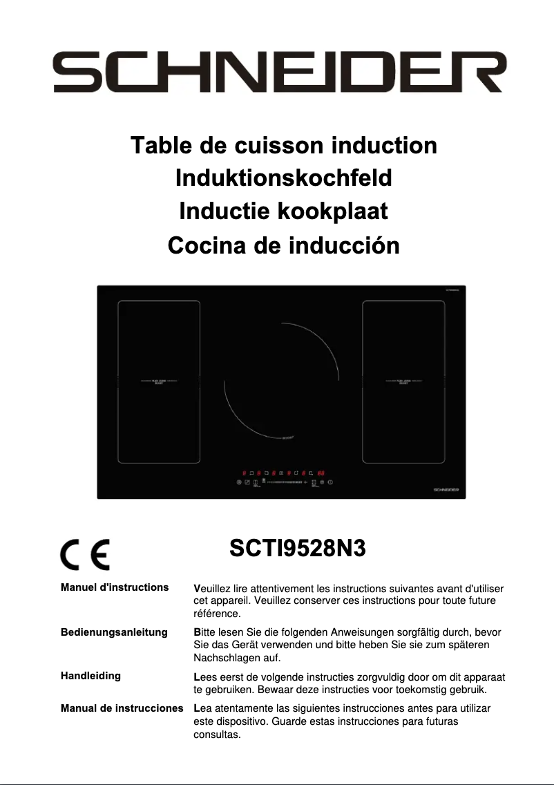 Page 1 de la notice Manuel utilisateur Schneider SCTI9528N3