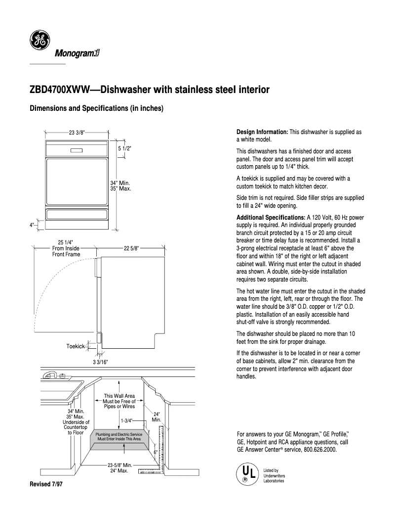 Imagen de la primera página del manual del dispositivo ZBD4700XWW