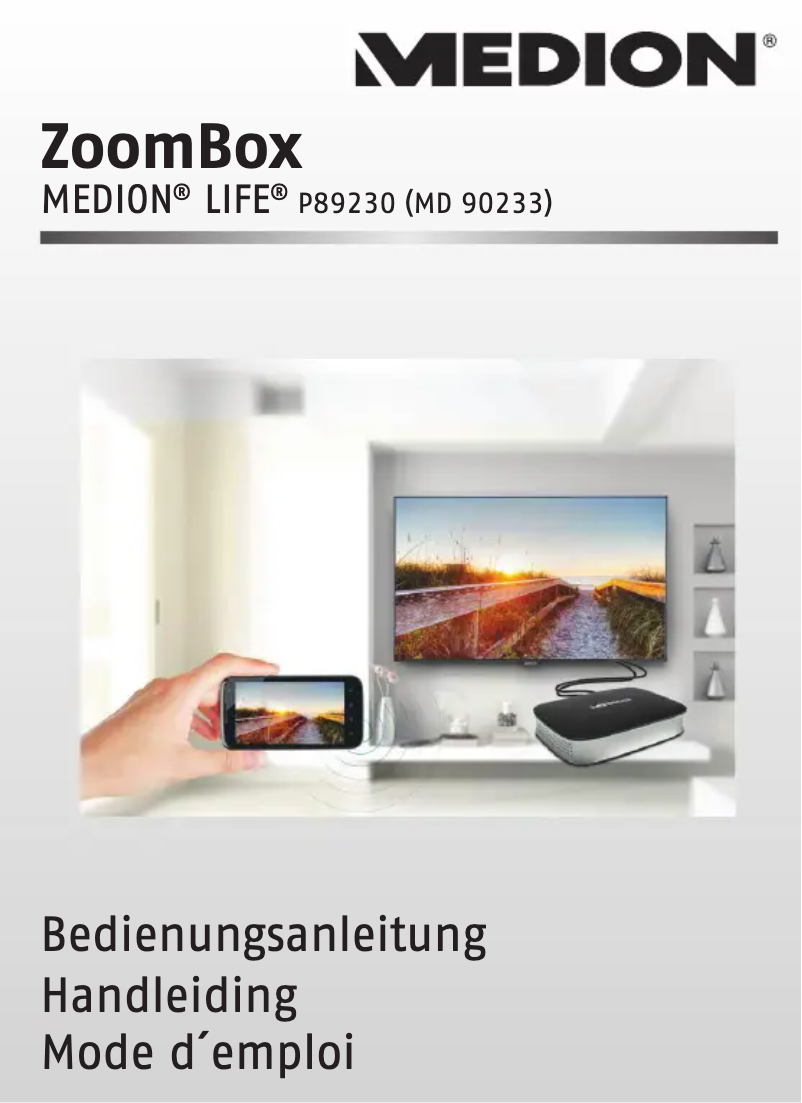 Page n°1 - Manuel utilisateur Medion LIFE P89230 (MD 90233)