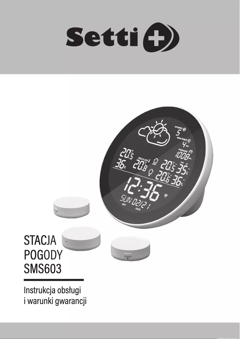 Image de la première page du manuel de l'appareil SMS603