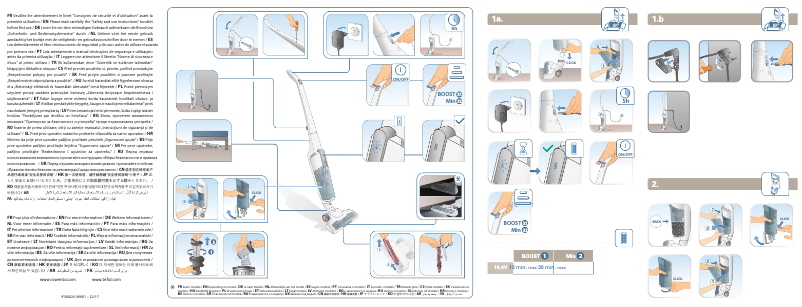 Page 1 de la notice Manuel utilisateur Rowenta Air Force Light RH6545