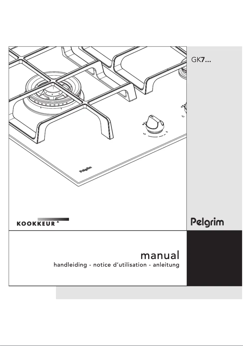 Page n°1 - Manuel utilisateur Pelgrim GK732ONYA