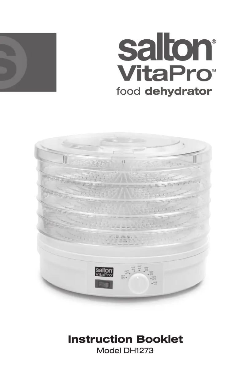 Image de la première page du manuel de l'appareil DH1273A