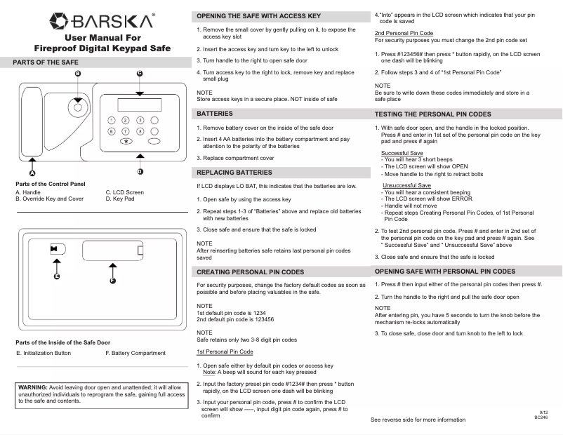 Image de la première page du manuel de l'appareil AX11902