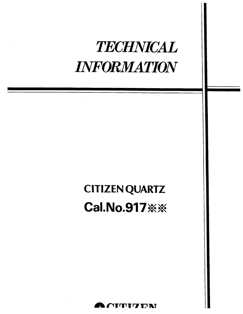 Image de la première page du manuel de l'appareil CAL 9170