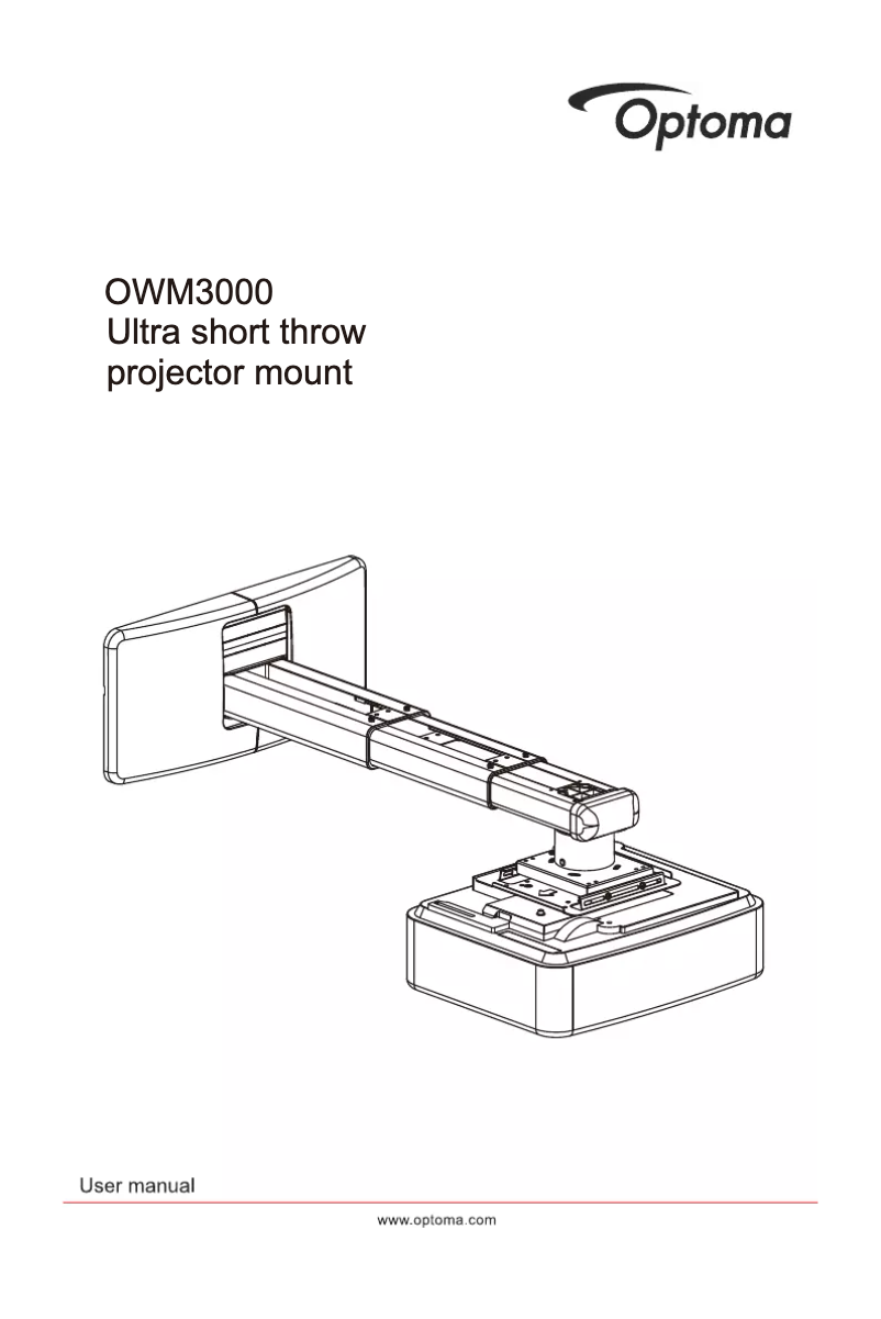 Page n°1 - Manuel utilisateur Optoma OWM3000