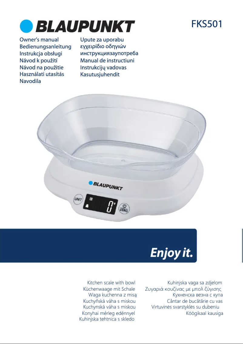 Page n°1 - Manuel utilisateur Blaupunkt FKS501