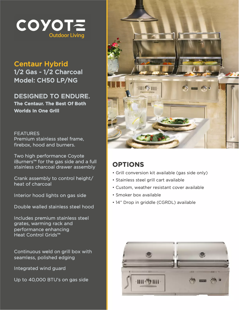 Page 1 de la notice Mode d'emploi Coyote CH50NG