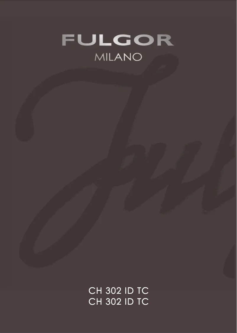 Image de la première page du manuel de l'appareil CH 302 ID TC