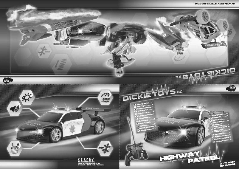 Page n°1 - Manuel utilisateur Dickie Highway Patrol