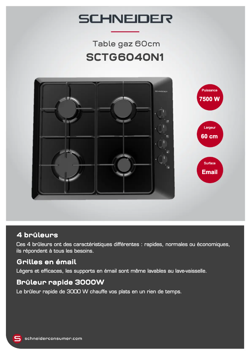 Image de la première page du manuel de l'appareil SCTG6040N1