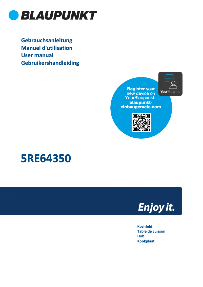 Image de la première page du manuel de l'appareil 5RE 64350