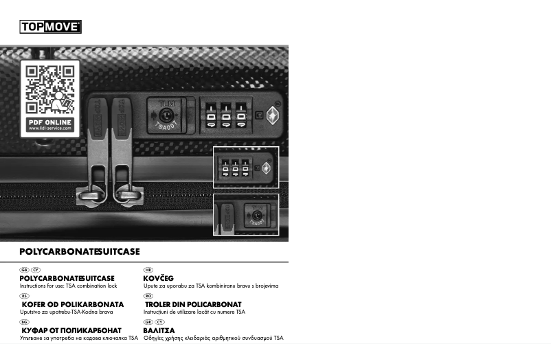 Page 1 de la notice Manuel utilisateur Topmove IAN 309983