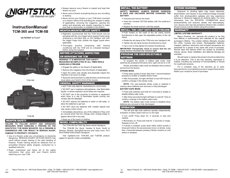 Image de la première page du manuel de l'appareil TCM-5B