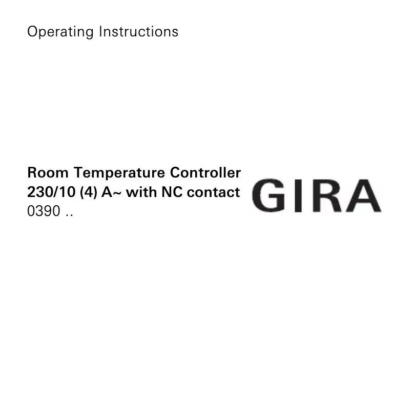 Image de la première page du manuel de l'appareil 039028
