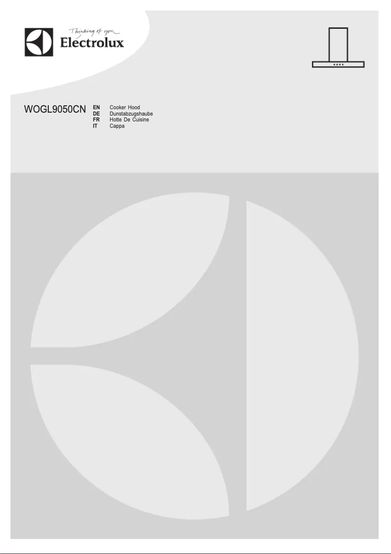 Image de la première page du manuel de l'appareil WOGL9050CN