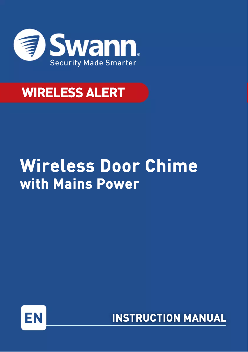 Page 1 de la notice Manuel utilisateur Swann SWHOM-DC822P