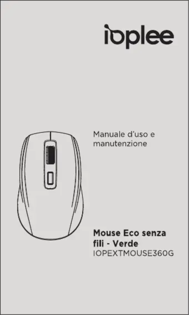 Page 1 de la notice Manuel utilisateur IOPLEE IOPEXT360G