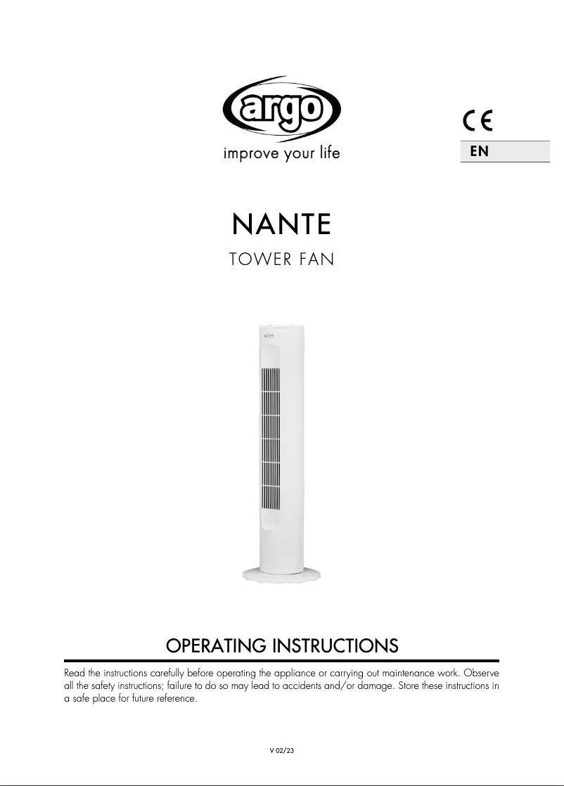 Page n°1 - Manuel utilisateur Argoclima Nante