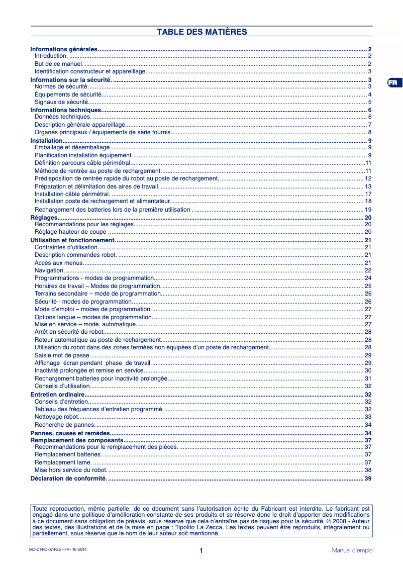 Imagen de la primera página del manual del dispositivo L85 elite