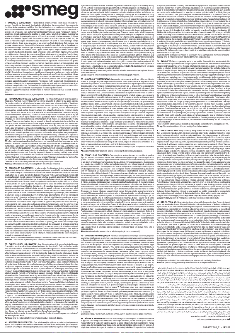 Page n°1 - Manuel utilisateur Smeg KD6XE