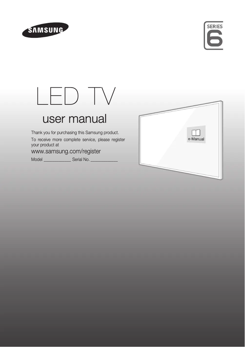 Page 1 de la notice Guide d'installation Samsung UA48J6200AW