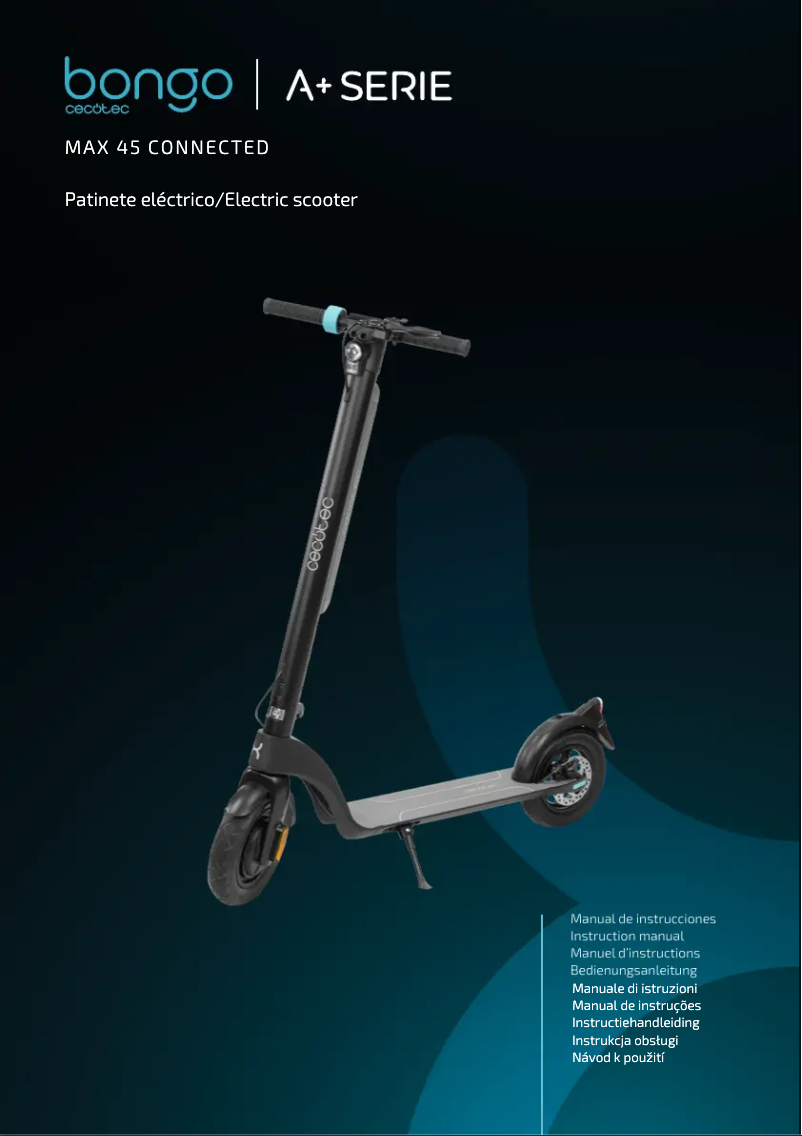 Page 1 de la notice Manuel utilisateur Cecotec Bongo Serie A+ Max 45 Connected