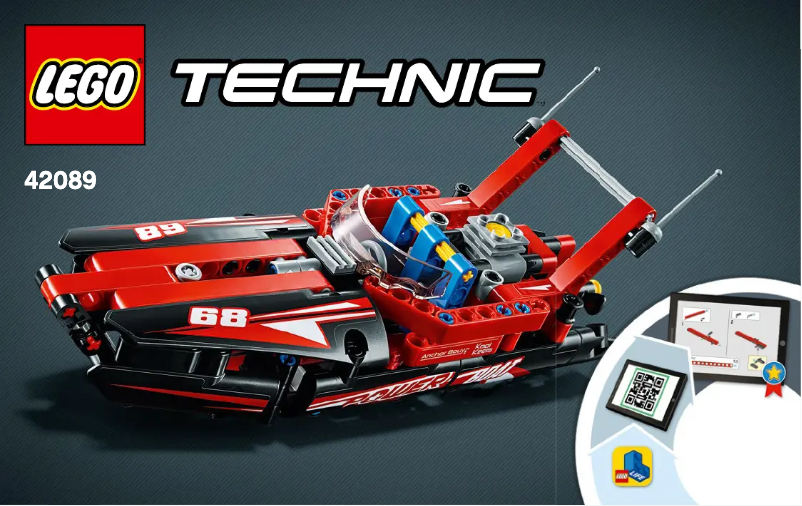 Page 1 de la notice Consignes visuelles Lego Technic 42089