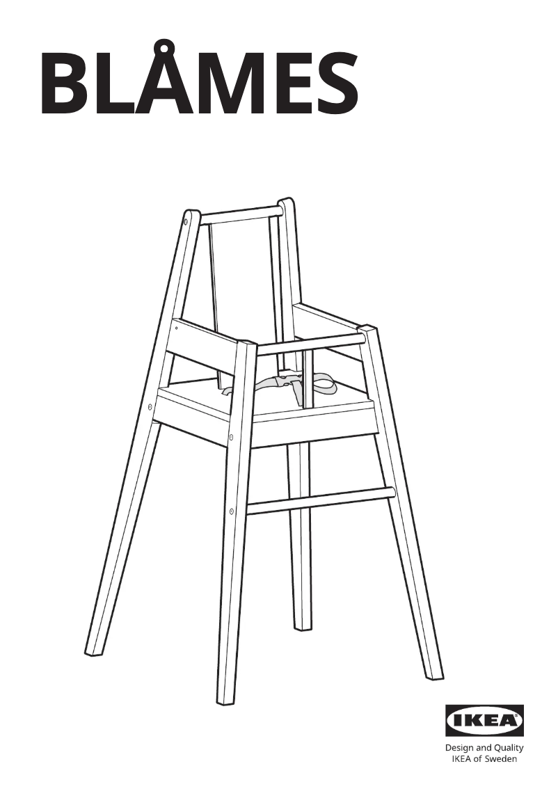 Page 1 de la notice Manuel utilisateur Ikea BLÅMES 501.650.79