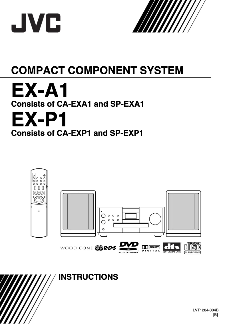 Page 1 de la notice Manuel utilisateur JVC CA-EXP1