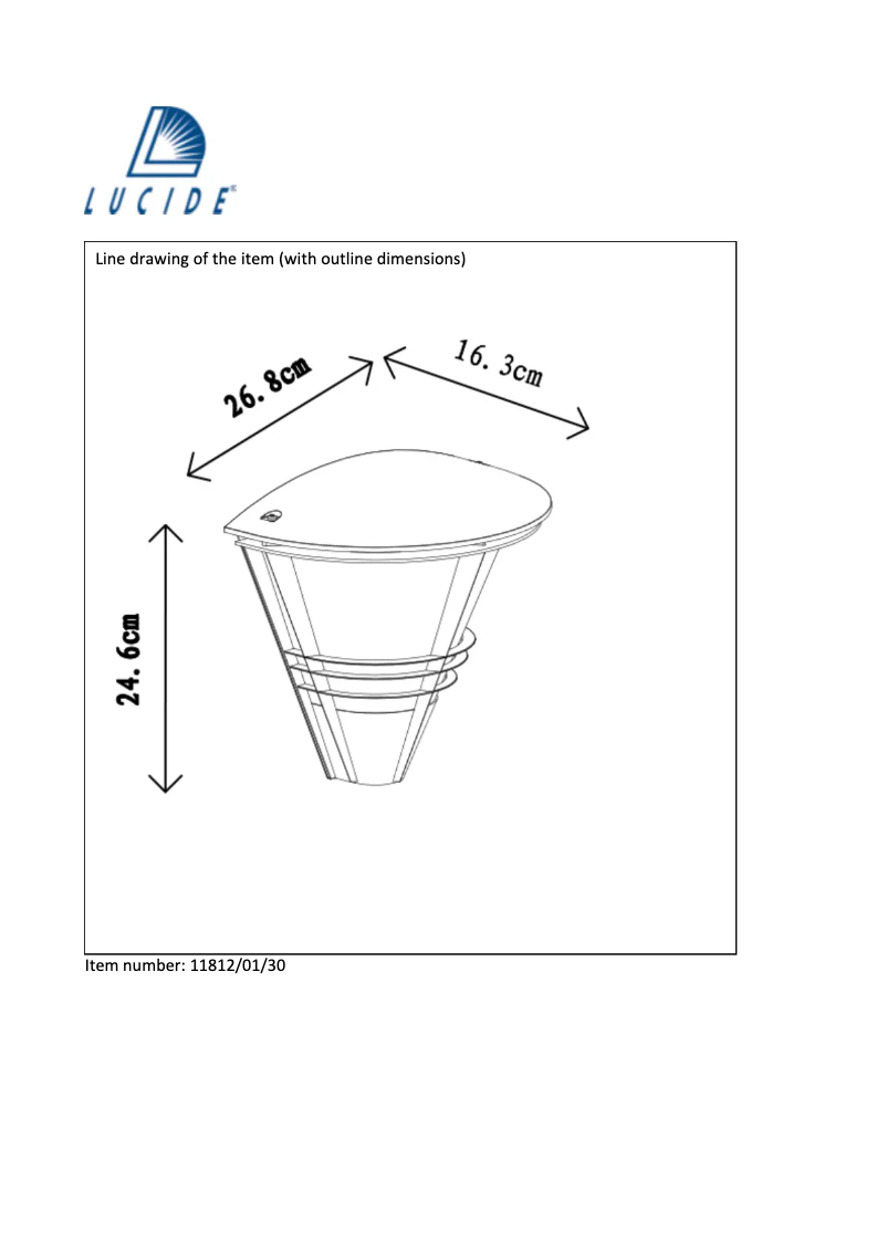 Page 1 de la notice Manuel utilisateur Lucide Livia