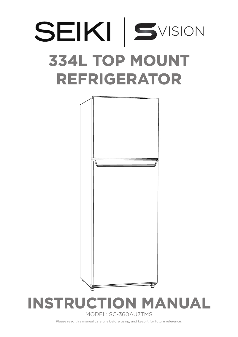Page n°1 - Manuel utilisateur Seiki SC-360AU7TMW