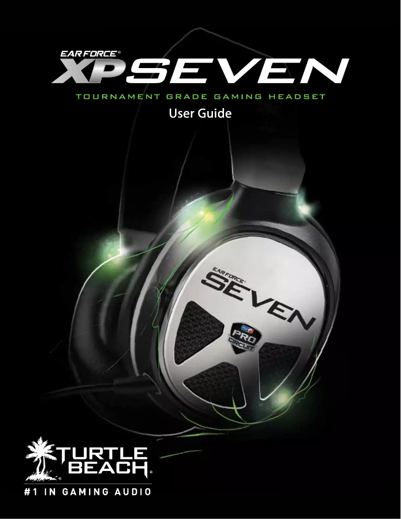 Page 1 de la notice Manuel utilisateur Turtle Beach Ear Force XP7