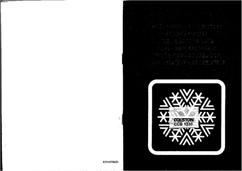 Image de la première page du manuel de l'appareil CCB 1330